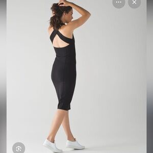 Lululemon Athletica Black Midi Dress
